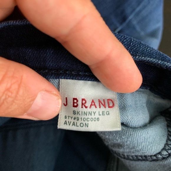 J Brand Skinny Leg Avalon Jeans 26 Dark Wash #4889 - Picture 6 of 8